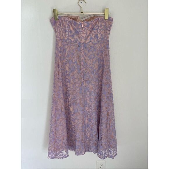 Nordstrom NWT Emma Strapless Lace Midi Dress size XL - Picture 4 of 4